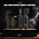 Upyoga 2-in-1 Rechargeable Hair Comb & Bakhoor Diffuser | Incense Burner + Home Fragrance | 1-Year Warranty