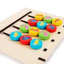 4-Color Strategy Board Game – Kids’ Logic & Thinking Skill Training, 2-Player Educational Toy