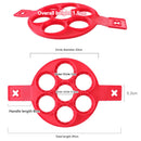 (2PCS)Food Grade Silicone Omelette Maker