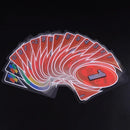2025 Waterproof and Crush Resistant PVC Transparent UNO Card Game - Great for Family Parties and Outdoor Entertainment