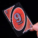 2025 Waterproof and Crush Resistant PVC Transparent UNO Card Game - Great for Family Parties and Outdoor Entertainment