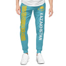 2025 Kazakhstan Flag Mens Sweatpants with Pockets Joggers for Men Sports Casual Sweat Pants With Drawstring