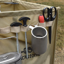 3 Color Nylon Foldable Rope Storage Bag Folding Cube Rock Climbing Arborist Throw Line Rope for Camping Hiking Accessory
