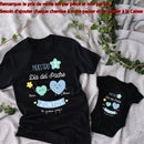 Customized Fathers Day Gifts Our First Father's Day Baby Bodysuits Daddy T-shirts Family Clothes Custom Name Father'sDay Outfits