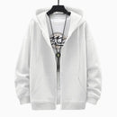 2023 US Size Zip Up Hoodies Autumn Hooded Sweatshirts Men's Hoodie Cardigan Solid Color Classic Jacket Men Coat Men Clothing