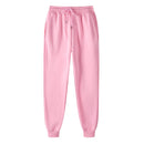 Men's Black Sport Casual Sweatpants 2024 Autumn Winter Warm Fleece Lined Ankle-Banded Trouser With Pocket Plus SIze Baggy Pants