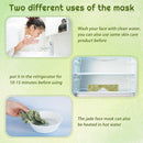 Natural Jade Face Eye Mask Hot/cold Stone Therapy Massage Tool Home Beauty SPA Salon Skincare Beauty Massager
