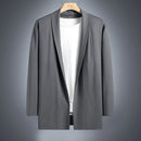 Men Jacket Suit Coat Plus Size 6XL 7XL 8XL Oversize 2023 Black Street Trench Loose Male Business Simple Cotton Windbreaker Coat