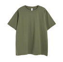 Men's 260gsm Heavyweight Cotton T-Shirt Oversized Drop Shoulder Round Neck Short Sleeve Tee Multi Colors/Sizes