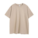 Men's 260gsm Heavyweight Cotton T-Shirt Oversized Drop Shoulder Round Neck Short Sleeve Tee Multi Colors/Sizes