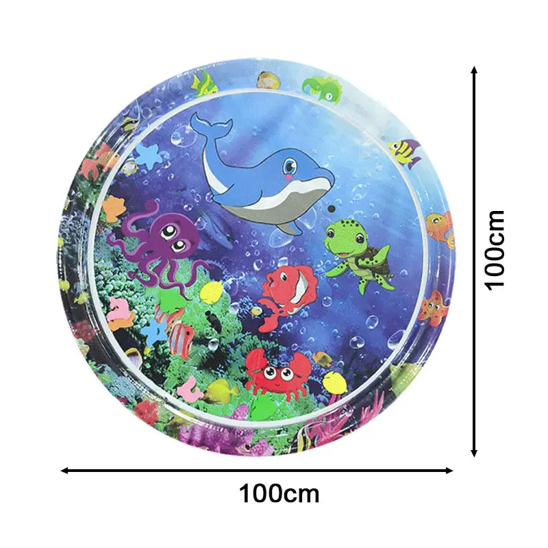 Children's Inflatable Seawater Mat - Safe Summer Fun at Home