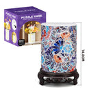 3D Puzzle Jar with Wooden Lid – 96 Pieces Pen & Utensil Holder