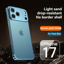 Metal Corner Bumper Phone Case for iPhone 17 Pro Max – Shockproof Luxury Protective Cover
