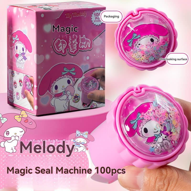 Magic Sticker Stamp Machine - Fun Cartoon Creation Tool for Kids