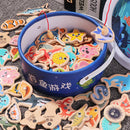 Montessori Early Learning Magnetic Fishing Toys Bucket Ocean Theme Fun