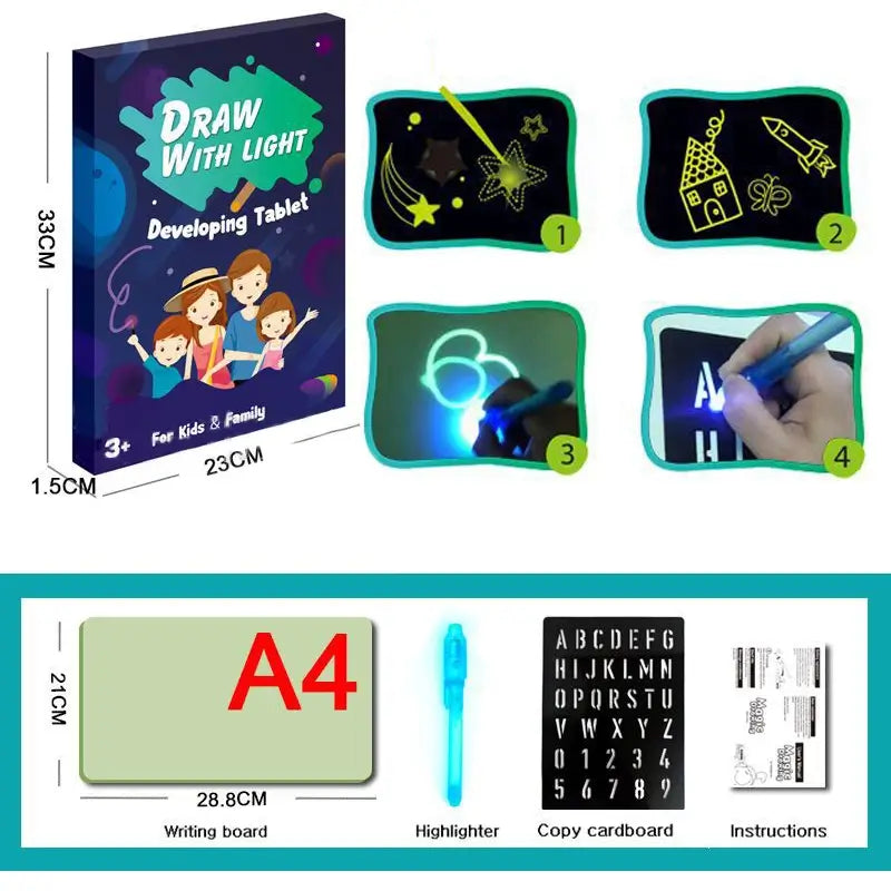 Magic LED Light Drawing Pad - Release the Creativity of Children!