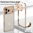Metal Corner Bumper Phone Case for iPhone 17 Pro Max – Shockproof Luxury Protective Cover