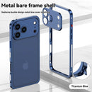 Metal Corner Bumper Phone Case for iPhone 17 Pro Max – Shockproof Luxury Protective Cover