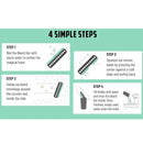 BeardFlex™ – FLEXIBLE – Cleans beard trimmings from sinks and countertops after shaving – The perfect gift for men
