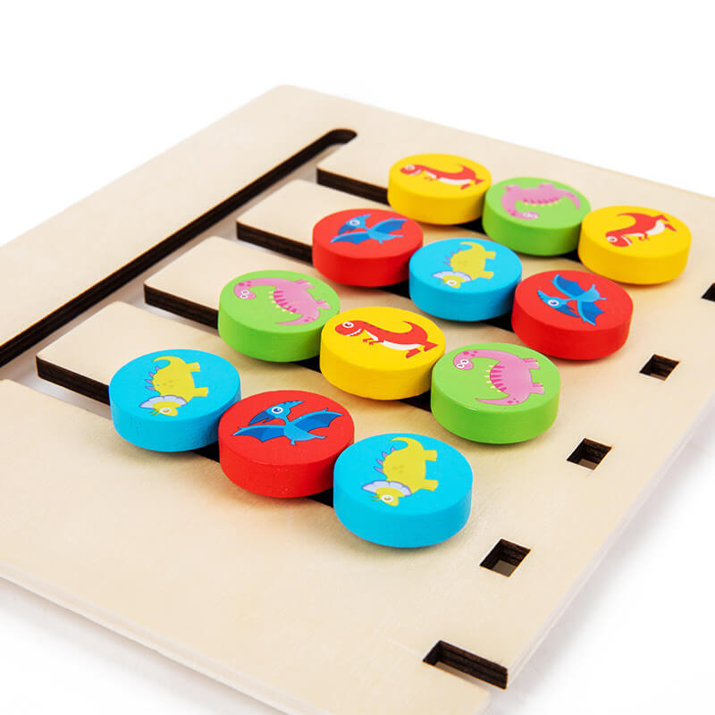4-Color Strategy Board Game – Kids’ Logic & Thinking Skill Training, 2-Player Educational Toy
