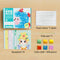 Children's DIY Hand-painted Stamp Painting Set