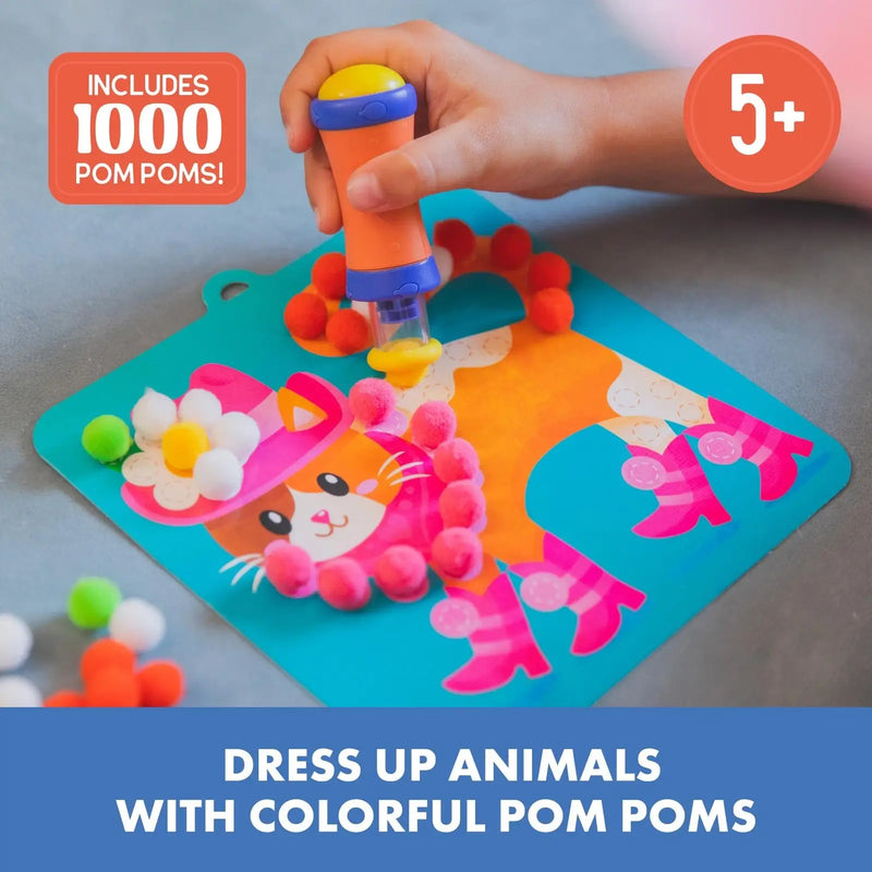 Pom Pom Arts & Crafts Kit – Mess-Free DIY Creativity for Kids 5+