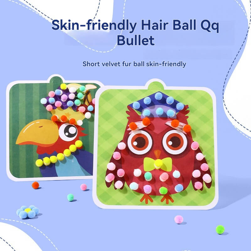 Pom Pom Arts & Crafts Kit – Mess-Free DIY Creativity for Kids 5+