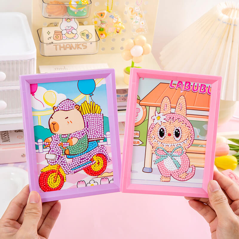 Labubu DIY Dot Drill Painting Materials Kit for Kids
