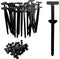 MechaFix Ultra™ Releasable Cable Ties - Heavy-Duty Multi-Size for Vehicle & Pipe Systems