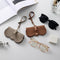 High-End Leather Portable Sunglasses and Reading Glasses Case