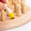 Wooden educational toys for children | Color Memory Chess for Training Memory and Concentration