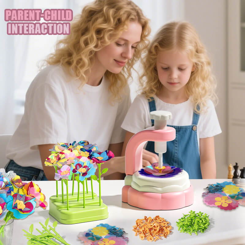 Creative DIY Flower Bouquet Kit - Colorful Handmade Flower Arranging Toy Birthday Gift