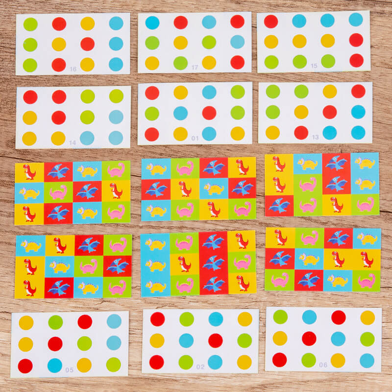 4-Color Strategy Board Game – Kids’ Logic & Thinking Skill Training, 2-Player Educational Toy