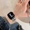 حزام ساعة Apple Watch الفاخر والأنيق ذو السلسلة المزدوجة 