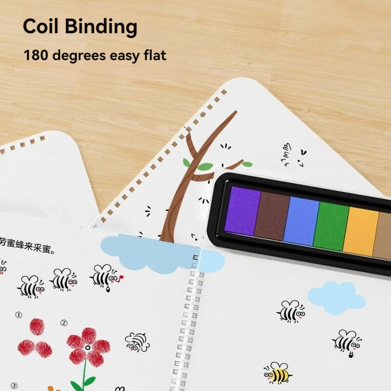 Portable fun finger painting