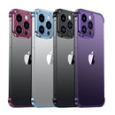 Metal Corner Bumper Phone Case for iPhone 17 Pro Max – Shockproof Luxury Protective Cover