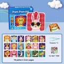 Pom Pom Arts & Crafts Kit – Mess-Free DIY Creativity for Kids 5+