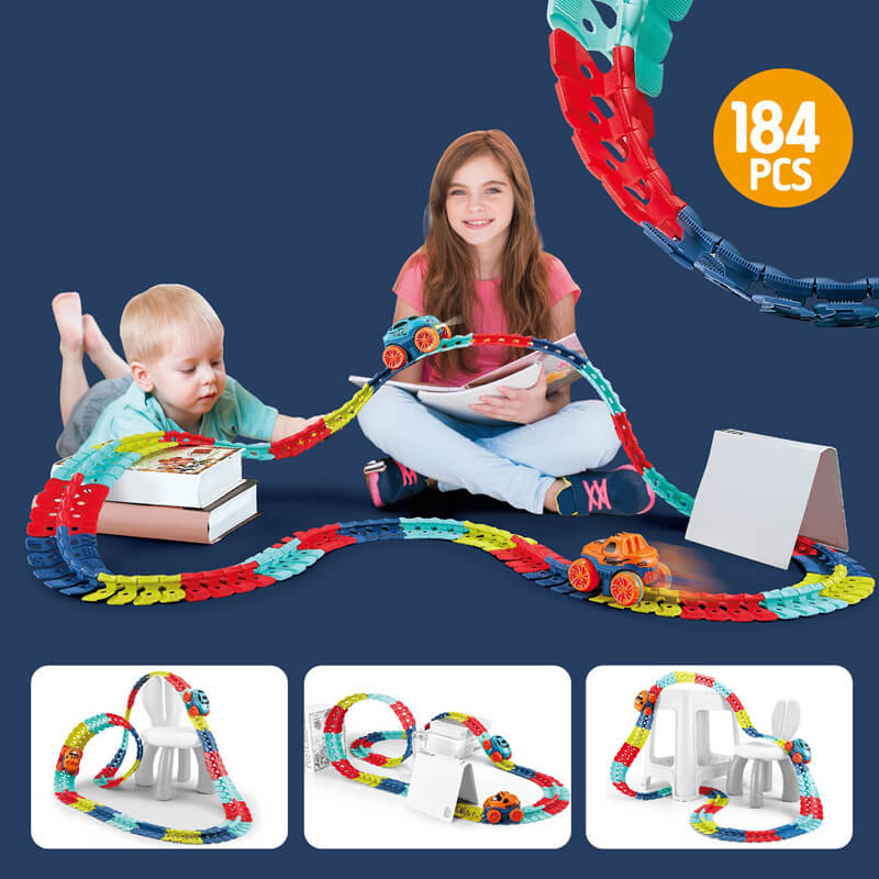 DIY Assembled Train Anti-Gravity Electric Track Set