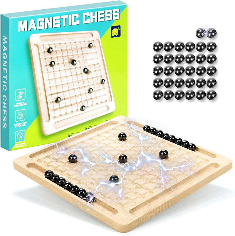 Fun stepping mine magnetic induction chess magnetic match training focus thinking logic parent-child interaction educational toys