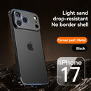 Metal Corner Bumper Phone Case for iPhone 17 Pro Max – Shockproof Luxury Protective Cover