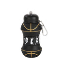 Creative Collapsible Water Bottle | Kids' Impact-Resistant Sports Flask | Silicone Soccer & Basketball Cycling Cup