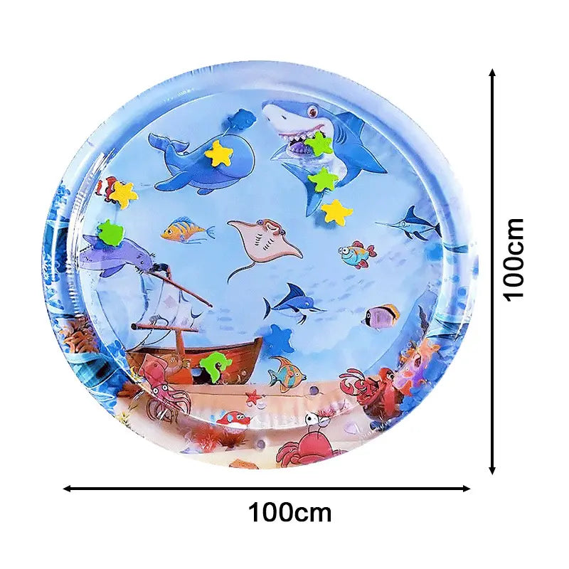 Children's Inflatable Seawater Mat - Safe Summer Fun at Home