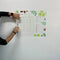 Attractive Reusable Monthly Planner Organizer Dry-Erase Whiteboard Wet/Dry Magnetic Glass Metal Wood Pet Board
