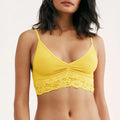 New Women Homewear Thin Bra Seamless Wire Free Ladies Lace Bralette Backless Cotton Sleep Women's Underwear Lace Lingerie
