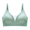 Latex Seamless Underwear Women No Steel Ring Lace Tube Top Gathered Sports Pure Color Bra Breastfeeding Anti-sagging Bra