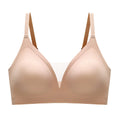Latex Seamless Underwear Women No Steel Ring Lace Tube Top Gathered Sports Pure Color Bra Breastfeeding Anti-sagging Bra