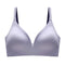 Latex Seamless Underwear Women No Steel Ring Lace Tube Top Gathered Sports Pure Color Bra Breastfeeding Anti-sagging Bra