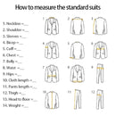 Customized men's wedding party formal occasion dress suit (jacket + vest + trousers) men's long jacket and trousers 3-piece set
