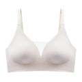 Latex Seamless Underwear Women No Steel Ring Lace Tube Top Gathered Sports Pure Color Bra Breastfeeding Anti-sagging Bra