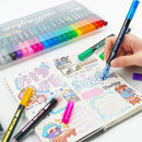 36-Color Metallic Double Line Marker Set – Fun & Creative Art Pens for Kids